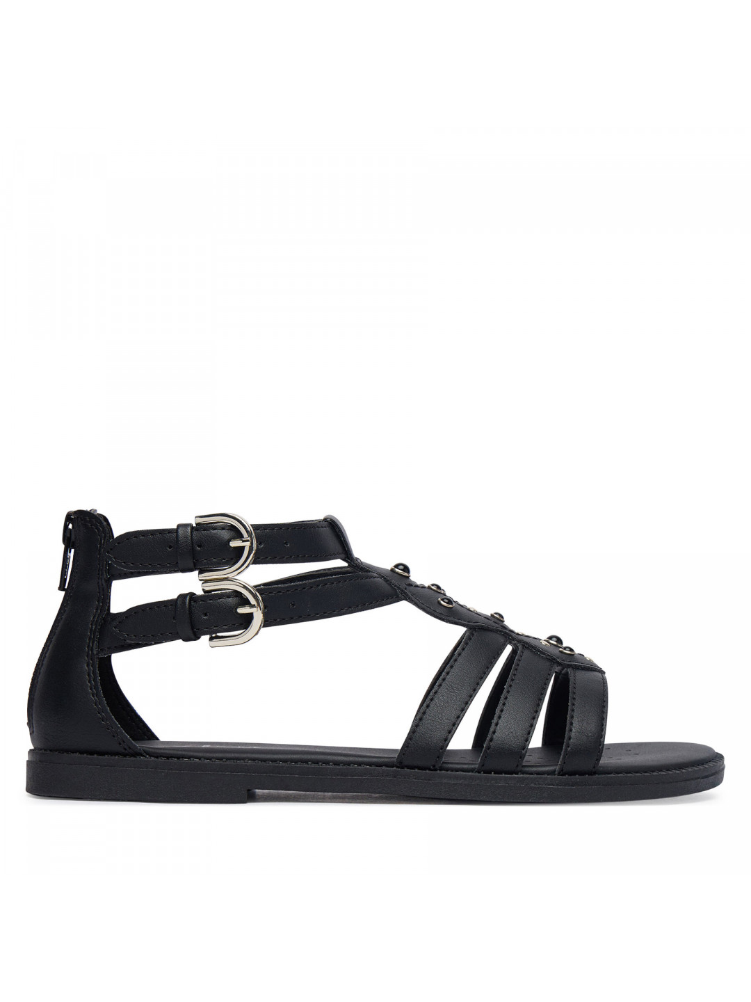 Sandály Geox Jr Sandal Karly J6535D 000BC C9258 D Černá
